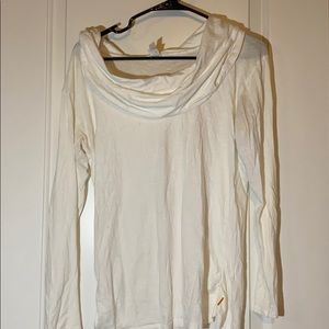Long sleeve hooded T-shirt